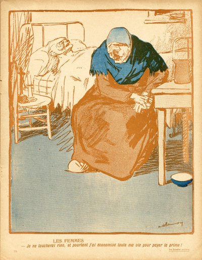 The Butter Plate, number 257, Satirical in Colors by Aristide Delannoy