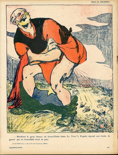 The Butter Plate, Number 392, Satirical in Colours by Aristide Delannoy