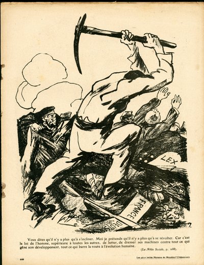 The Butter Plate, number 401, Satirical in Colors by Aristide Delannoy