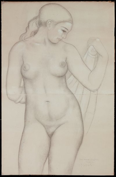 Dina from the front, study for 