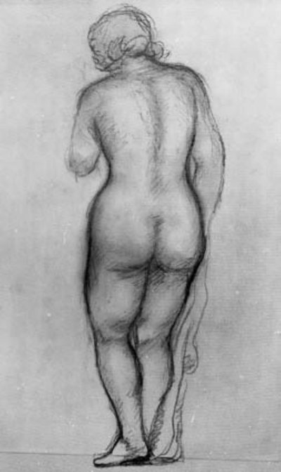 Standing Female Model, Seen from the Back by Aristide Maillol