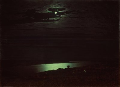 Moonlit Night on the Dniepr, 1880 by Arkhip Ivanovich Kuindzhi