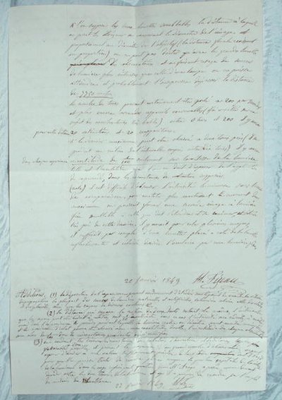 Letter Describing Fizeau