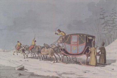 Horse and carriage on Sledges from 