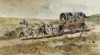 Carriage of a Lady by Armand Jean Heins