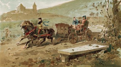 Ramshackle Carriage, Spanish Netherlands by Armand Jean Heins