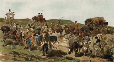 Wagon and Escort, Time of the Dukes of Burgundy by Armand Jean Heins