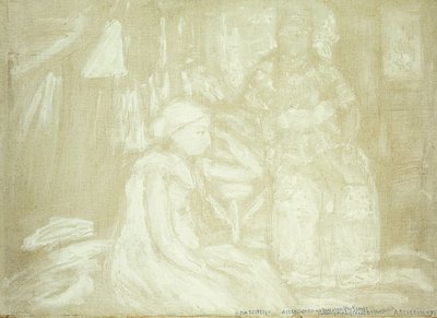 Two Seated Figures by Armando Reverón