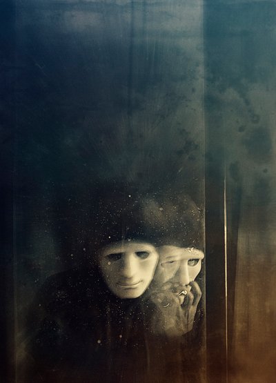 Mysterious Masked Reflection by Armando Robles