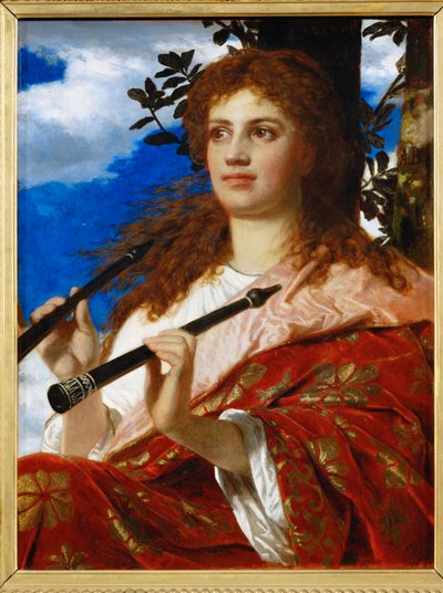 The Muse of Anakreon by Arnold Böcklin