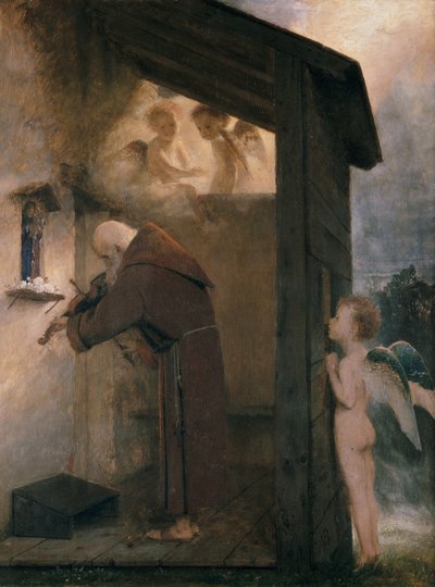 The Hermit by Arnold Böcklin