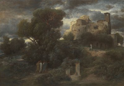 Road to Emmaus by Arnold Böcklin