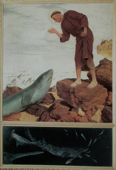 Saint Anthony Preaching to the Fish by Arnold Böcklin