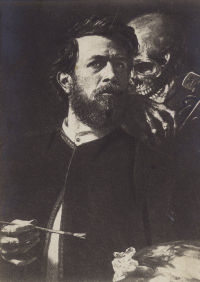 Self-Portrait with Death Playing the Fiddle, 1872 by Arnold Böcklin