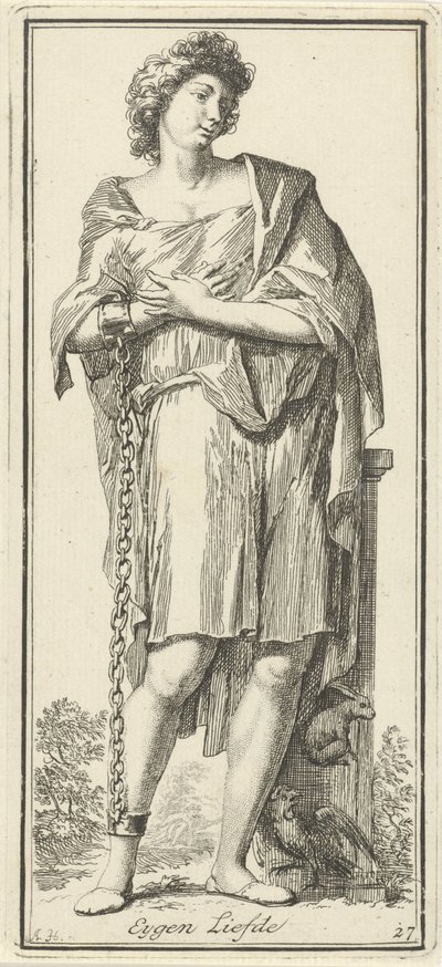 Personification of Self-Esteem by Arnold Houbraken