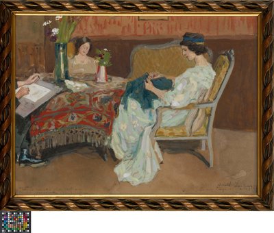 Family Scene by Arnold Lakhovsky