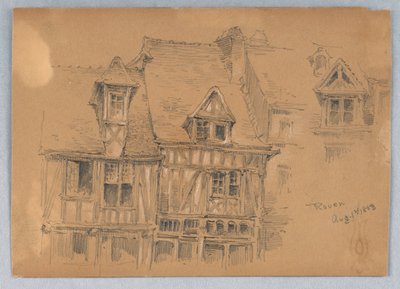 Houses in Rouen by Arnold William Brunner