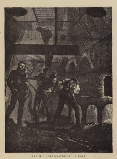 Graphic America, the Stoke Hole by Arthur Boyd Houghton