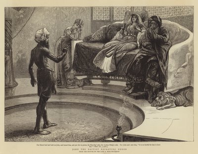 John the Baptist Reproving Herod by Arthur Boyd Houghton