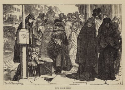 New York Veils by Arthur Boyd Houghton