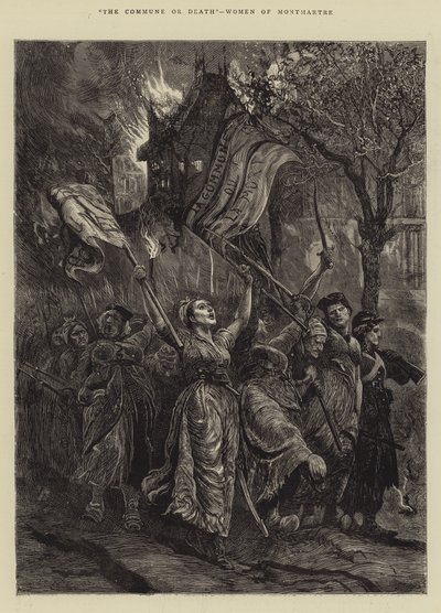 The Commune or Death, Women of Montmartre by Arthur Boyd Houghton