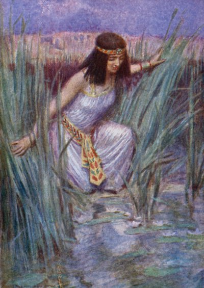 The Lotus Flowers by Arthur C. (after) Michael