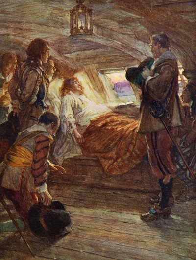 The death of Sir Francis Drake by Arthur David (after) McCormick
