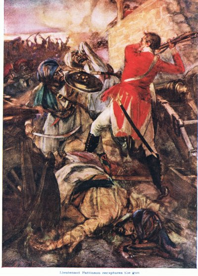 Lieutenant Pattinson Recaptures the Gun by Arthur David McCormick