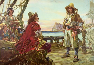 Recruiting for a pirate ship in the 17th Century by Arthur David McCormick