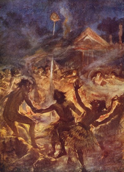 The frenzy of the Hauhau, The Incantation by Arthur David McCormick