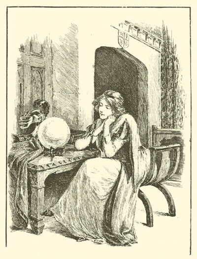 The Legend Of Britomart, Britomart And The Magic Mirror by Arthur George Walker