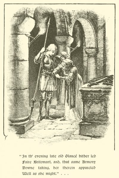 The Legend of Britomart, How Britomart Set Forth On Her Quest by Arthur George Walker