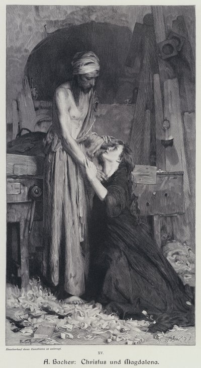 Christ and the Magdalene by Arthur Hacker