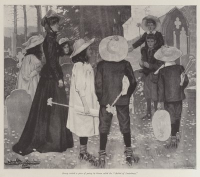 The Canterbury Pilgrims, by E Nesbit by Arthur Herbert Buckland
