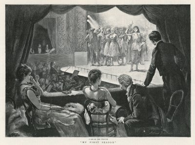 A Box at the Theatre (engraving) by Arthur Hopkins