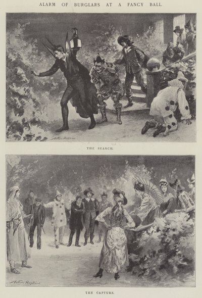 Alarm of Burglars at a Fancy Ball by Arthur Hopkins