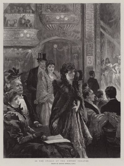 In the Stalls at the Empire Theatre by Arthur Hopkins