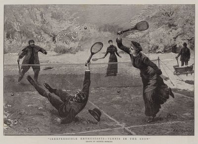Irrepressible Enthusiasts, Tennis in the Snow by Arthur Hopkins