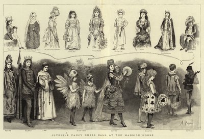 Juvenile Fancy Dress Ball at the Mansion House by Arthur Hopkins