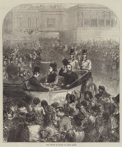The Prince of Wales at Ascot Races by Arthur Hopkins