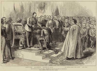 The Prince of Wales in India, Chapter of the Star of India at Allahabad by Arthur Hopkins