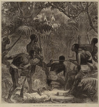 The War on the Gold Coast, Ashantees in Ambush by Arthur Hopkins