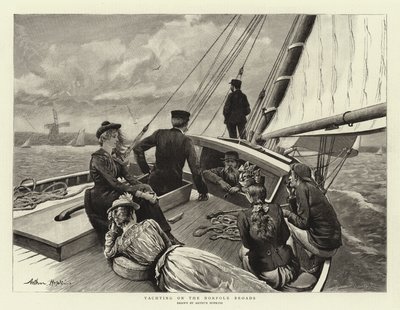 Yachting on the Norfolk Broads by Arthur Hopkins