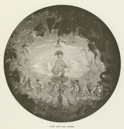 Puck and the Fairies by Arthur Hughes