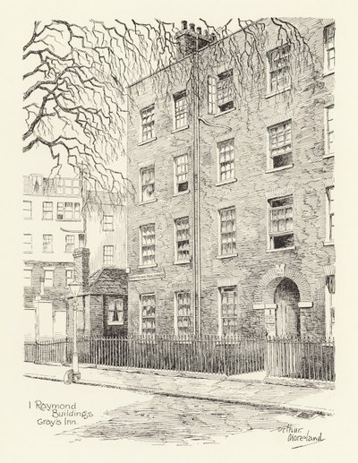 1 Raymond Buildings, Gray’s Inn by Arthur Moreland