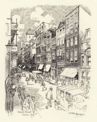 Beak Street, Soho by Arthur Moreland