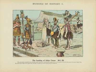 The Landing of Julius Caesar, B.C. 55 by Arthur Moreland