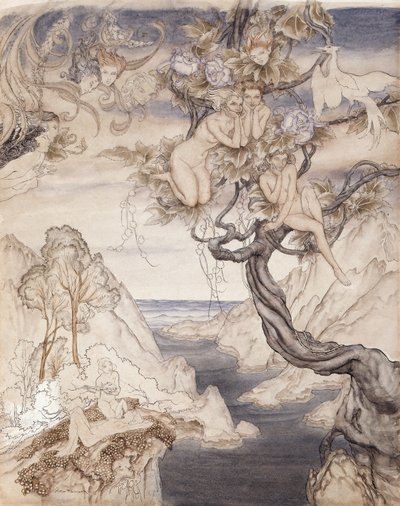A Fairy Song, drawn for Act II, scene ii, from A Midsummer Night