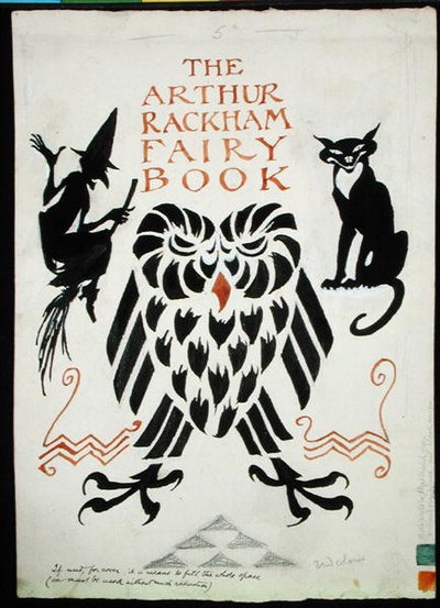 An Owl, a Witch and her Cat, front cover for 