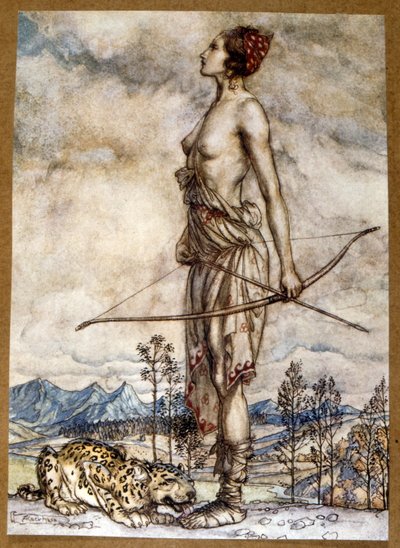 Comus, is a masque in honour of chastity by Arthur Rackham